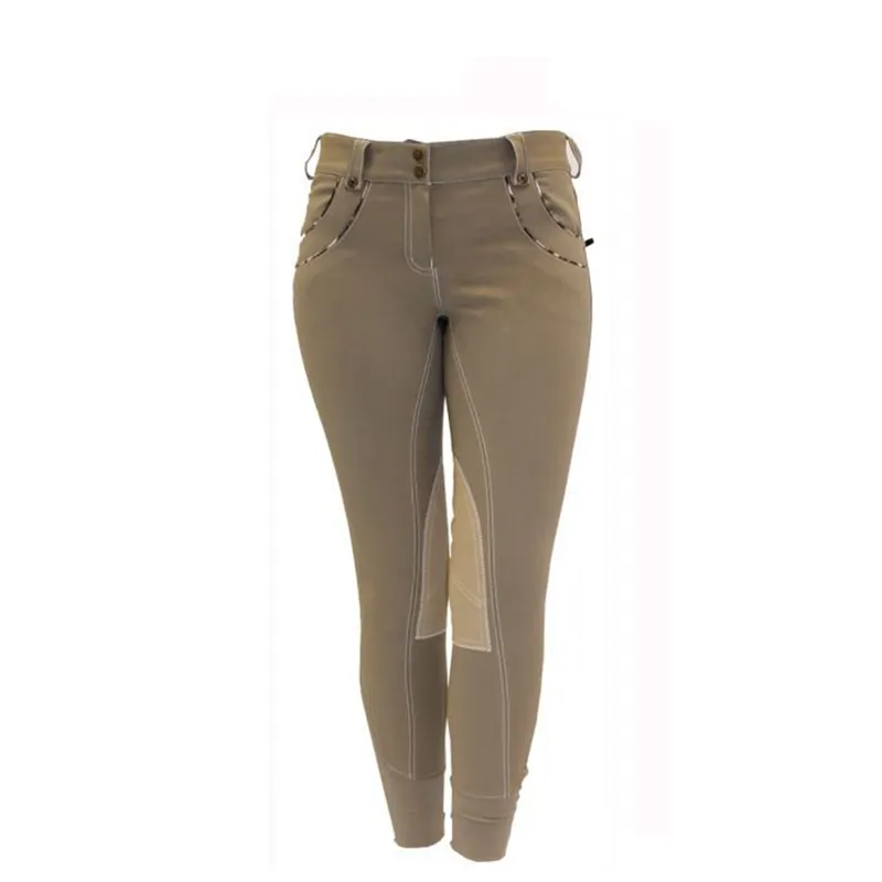 Horseware Ladies Nina Knee Patch Breeches - Tan